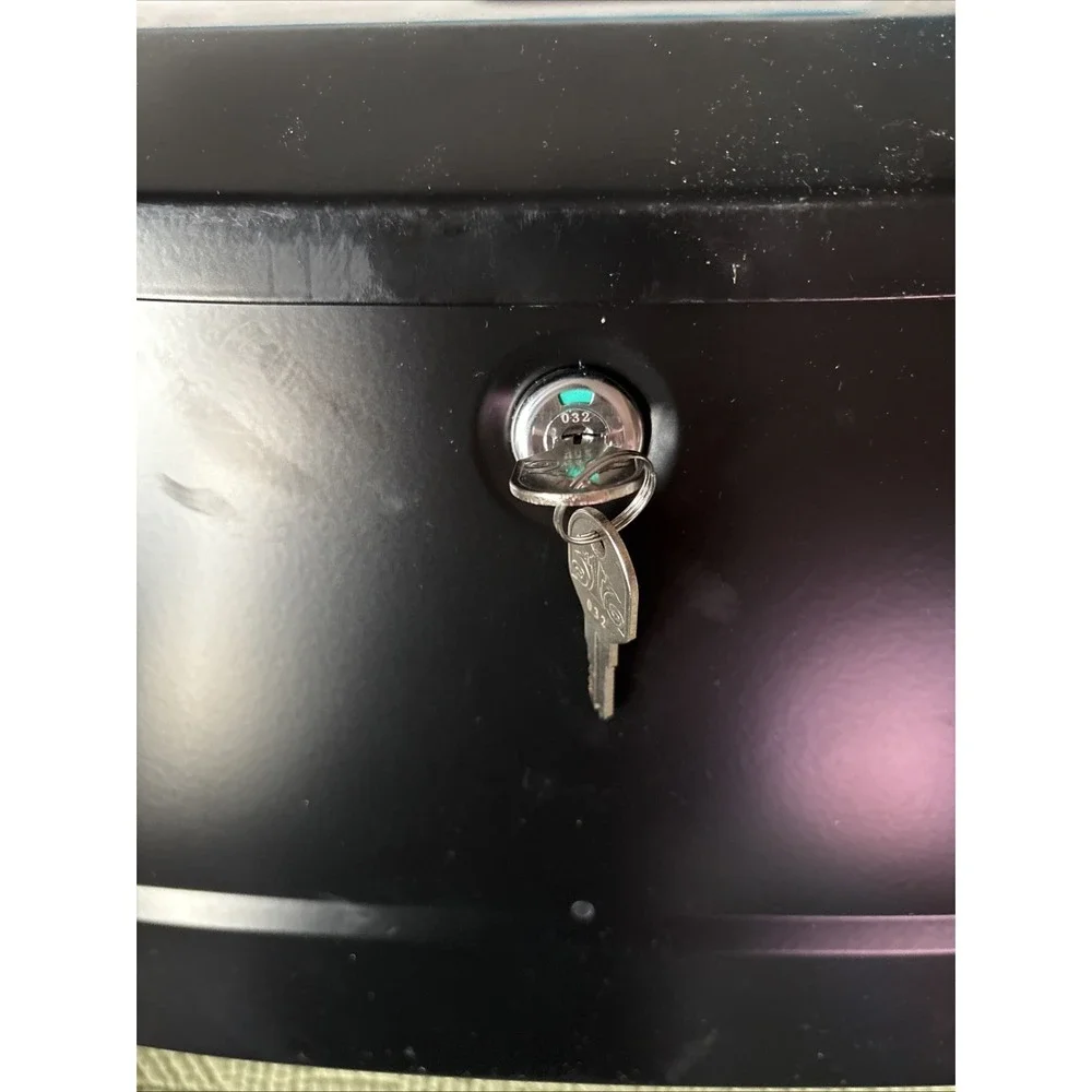 Architectural Mailbox Black Princeton Locking Wall Mount Mailbox Black w/2 Keys